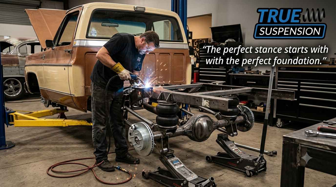 Classic Car Builder's Guide to 4-Link Suspension & Air Bags