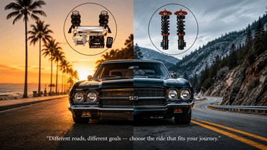 Air Ride Suspension vs. Coilovers, Which Is Right for Your Classic Car?