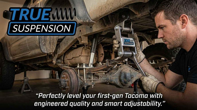 1st Gen Tacoma Adjustable Rear Lift Shackles Guide