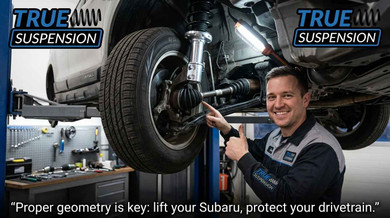 How to Lift a Subaru Outback or Forester Without Breaking CV Axles