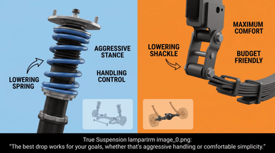 Lowering Springs vs. Lowering Shackles: Which Drop Works?