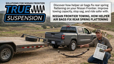 Nissan Frontier Towing: Helper Air Bags Fix Rear Spring
