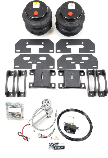 Compatible with Dodge 2500 2wd Pickup Truck 03-13 Towing Assist Helper Air Ride Suspension Kit Complete With Air Management Control (No Tank)