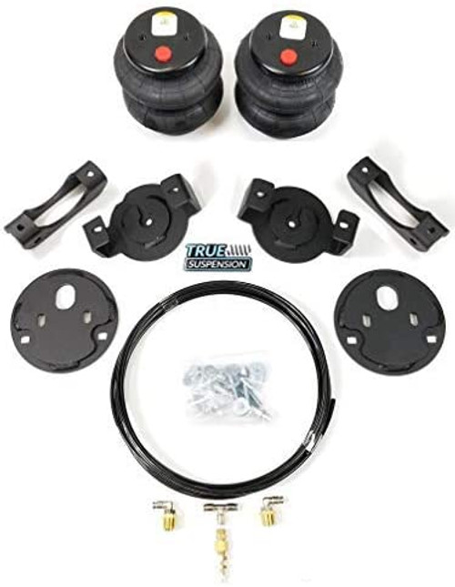 Compatible with Chevrolet Silverado GMC Sierra Silverado 1500 99-06 Pickup Rear Towing Assist Helper Air Ride Suspension Kit 2WD RWD