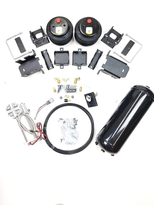 Compatible with Ford F350 2WD Pickup Truck Towing Assist Air Ride Suspension Kit Complete With Air Management Control