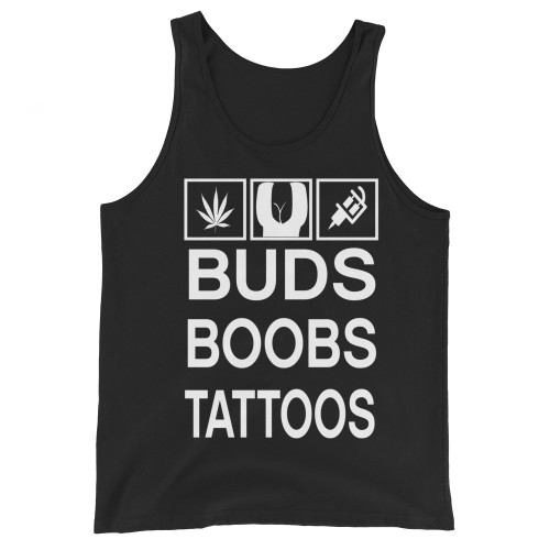 Buds Boobs Tattoos Tank Top