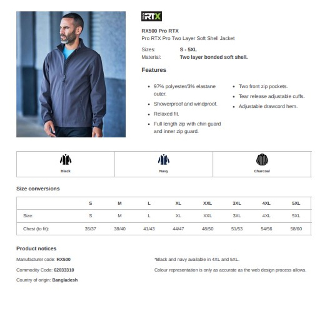 Pro RTX Solo Customised Workwear Bundle