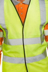 Beeswift Hi Vis Vest Waistcoat Class 2 En Iso 20471 Yellow