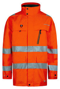 Beeswift Men's Deltic Hi-vis Orange Foul Weather Jacket Orange