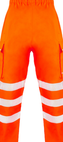 Beeswift Men's Deltic High Visibility Over Trousers Orange