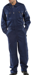 Beeswift Men's Click Premium Boilersuit Navy