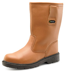 Beeswift Men's Steel Toe Cap S3 Thinsulate Rigger Boot Tan