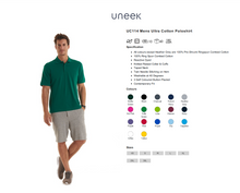 Uneek Men's Work Ultra Cotton Polo Shirt