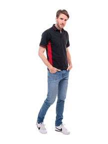 Uneek Men's Work Two Tone Polo Shirt