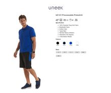 Uneek Men's Work Processable Polo Shirt