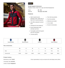 Unisex Regatta E-Volve Unisex Two Layer Soft Shell Bodywarmer