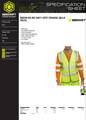 Beeswift Hi Vis Vest Waistcoat Class 2 En Iso 20471 Yellow