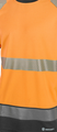 Beeswift Men's Hi Vis Two Tone T-Shirt Short Sleeve Orange Black