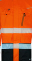 Beeswift Men's Deltic Hi-vis Jacket Two Tone Jacket Orange Black