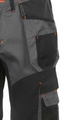 Beeswift Men's Hi Vis Utility Work Trousers Orange Black