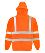 Black Knight Men's Hi Vis Workwear Hooded Sweater Orange