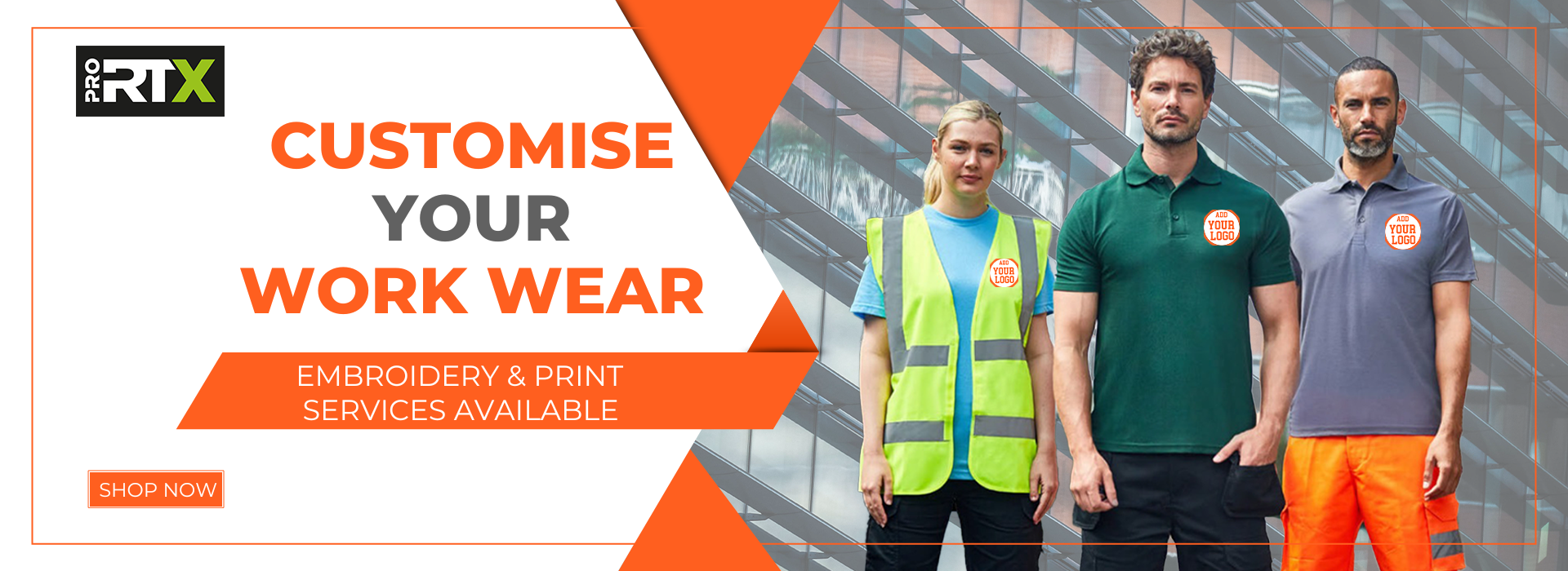 Work Wear Club: Custom branded workwear and uniforms with embroidery and printing services