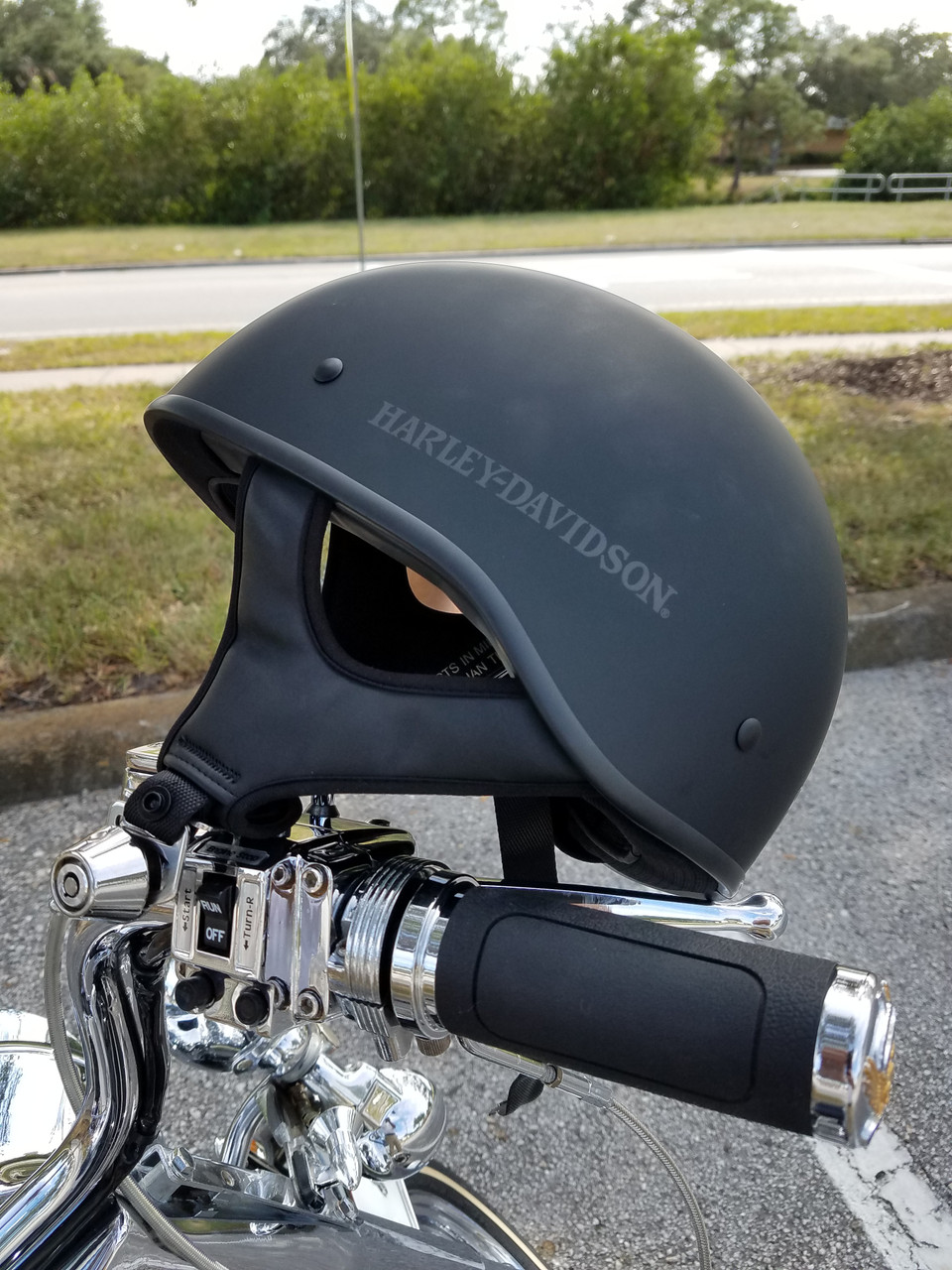 World's Slickest Helmet Lock for Harley Davidson