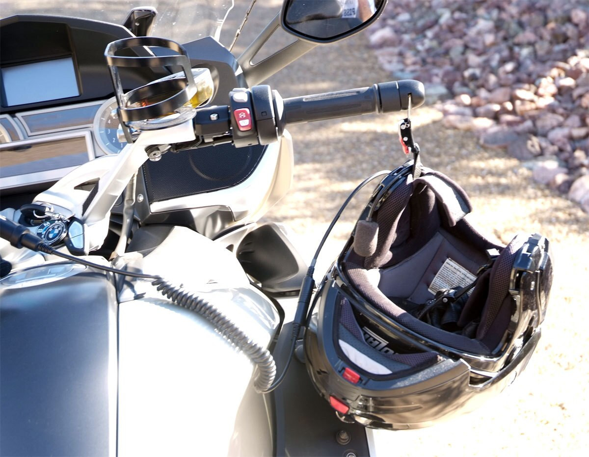 World's Slickest Helmet Lock for BMW