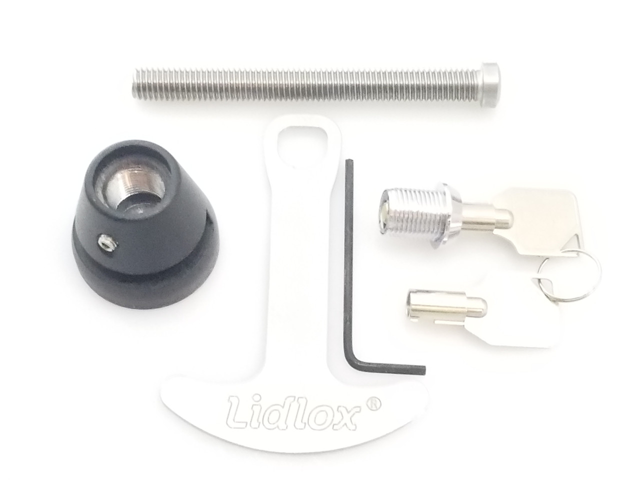 1047-B Lidlox Helmet Lock Single for Yamaha FJ09, Black.