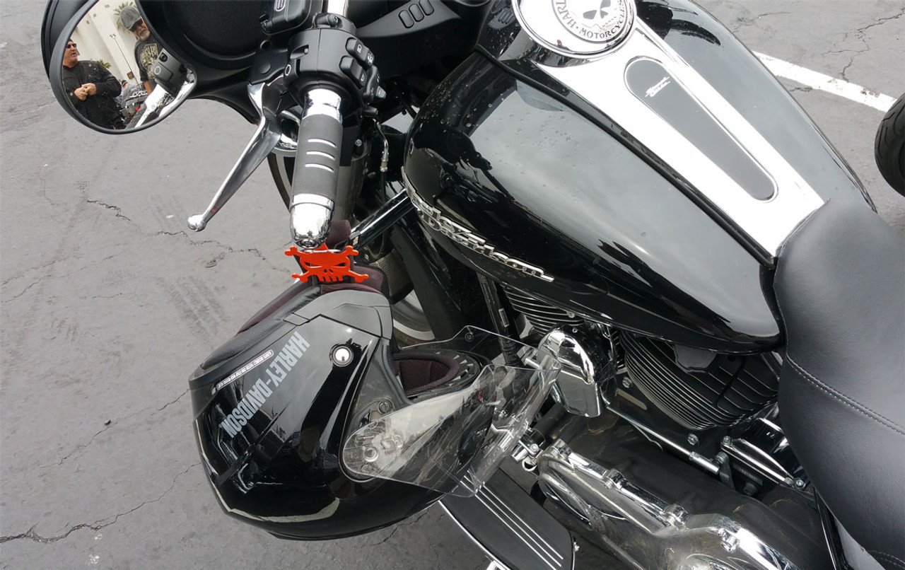 Street glide discount helmet lock