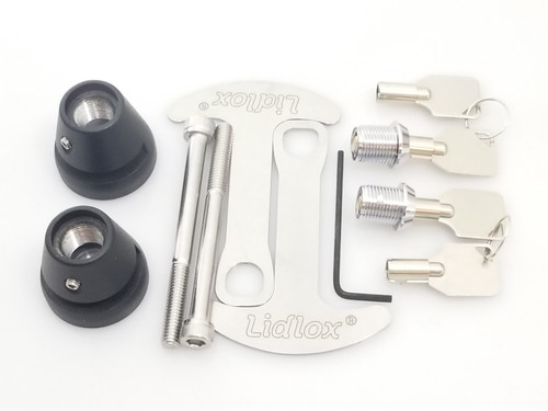 6270-B Lidlox Pair for Can-Am Ryker, Black