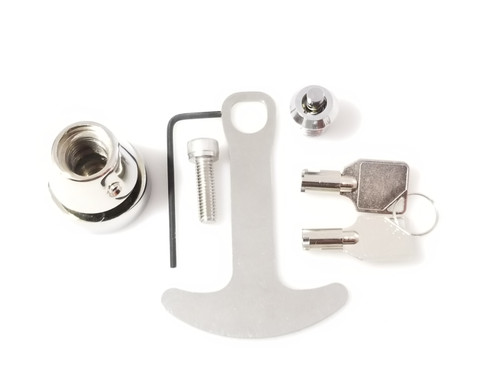 6100-C, Lidlox Single, 6mm Bolt, Universal, Chrome