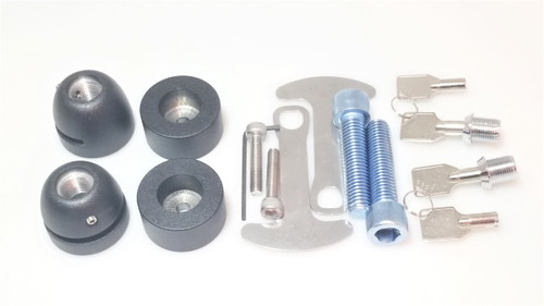 1070-BB Lidlox Pair for BMW R18, Black Spacer, Black Lock. 1070-BB Lidlox Pair for BMW R18, Black Spacer, Black Lock.