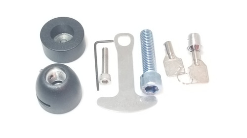 1069-BB Lidlox Single for BMW R18, Black Spacer, Black Lock.