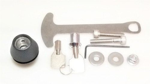 2049-B, Lidlox Helmet Lock Single, License Plate Mount, Black. 2049-B, Lidlox Helmet Lock Single, License Plate Mount, Black.