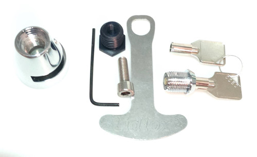 1073-C, Lidlox Single for Can-Am Spyder 2024, Chrome 1073-C, Lidlox Single for Can-Am Spyder 2024, Chrome