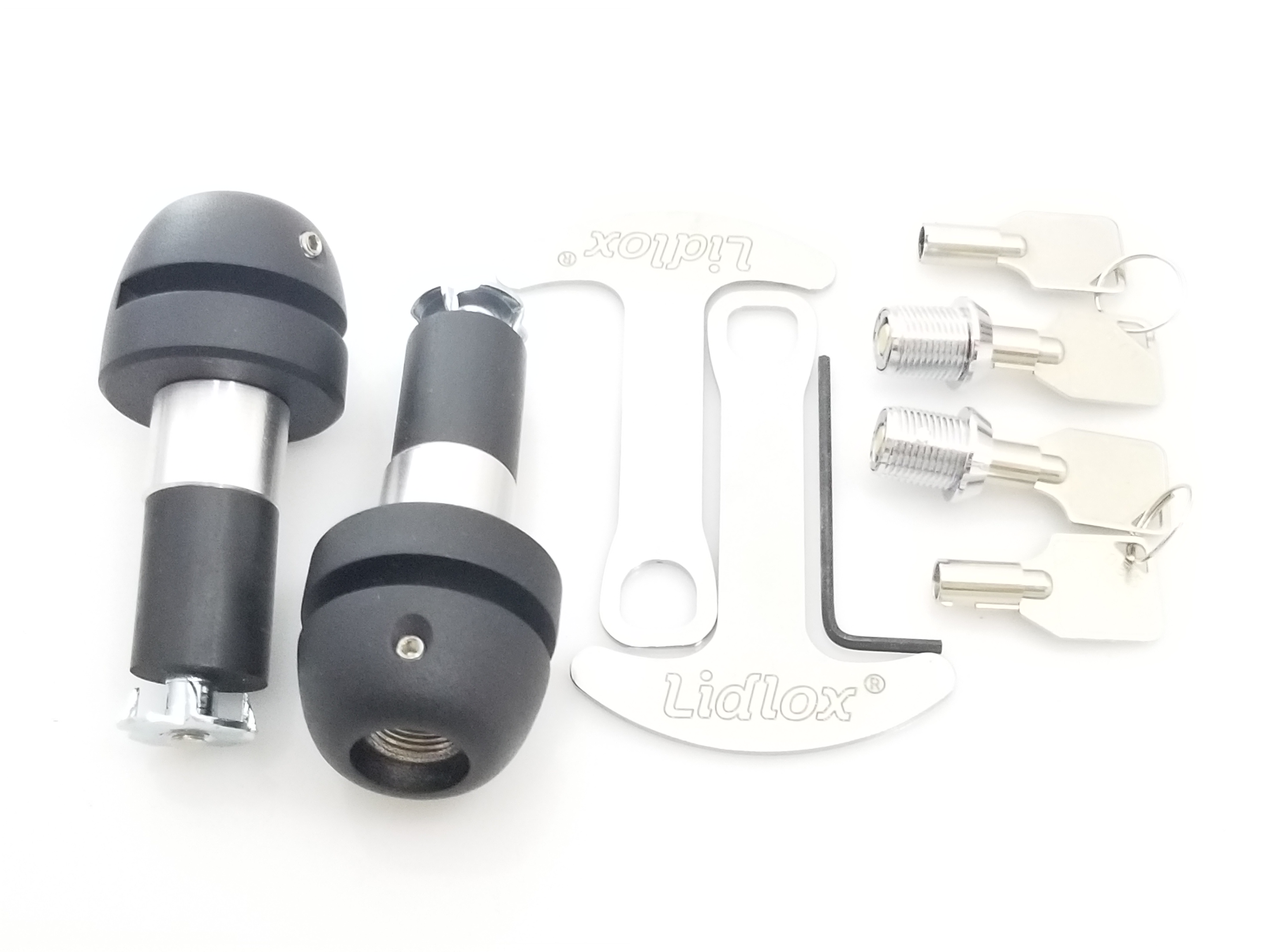 Lidlox Bar End Helmet Lock for 1 Inch Bars