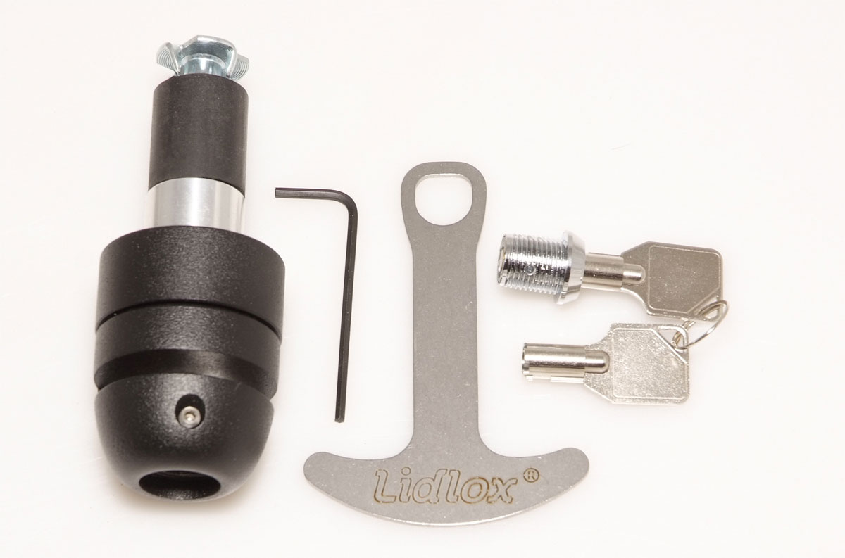 Lidlox Bar End Helmet Lock for Suzuki Boulevard and More