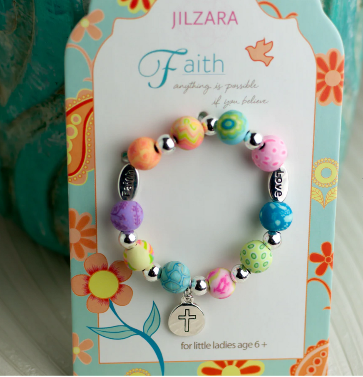 Beach Day Small Bead Wrist Keychain - JILZARAH