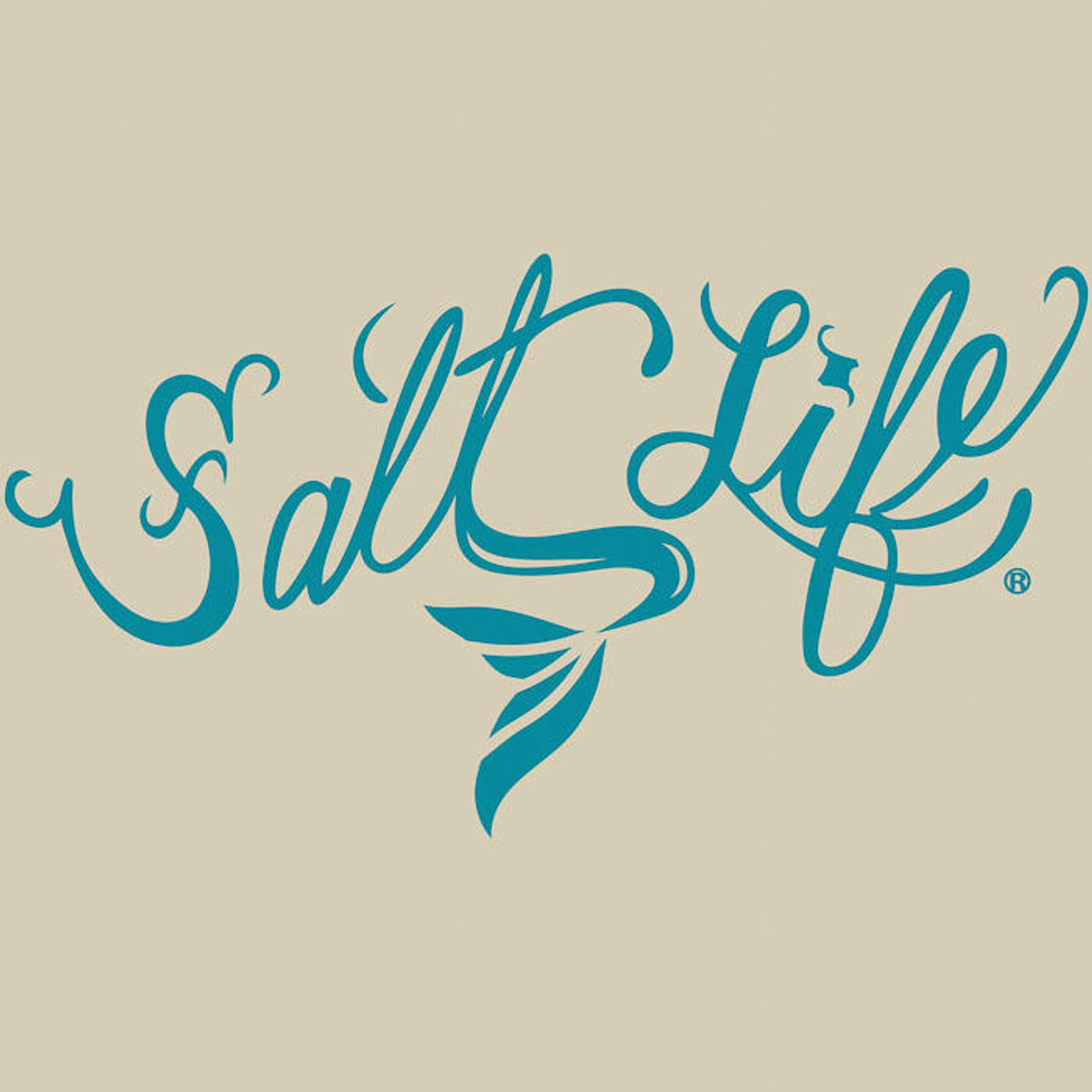 Salty Mermaid Teal Salt Life Vinyl Decal