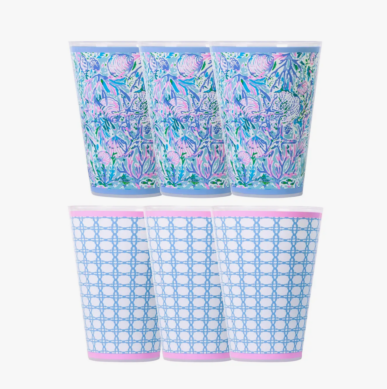 Lilly Pulitzer Pool Cups