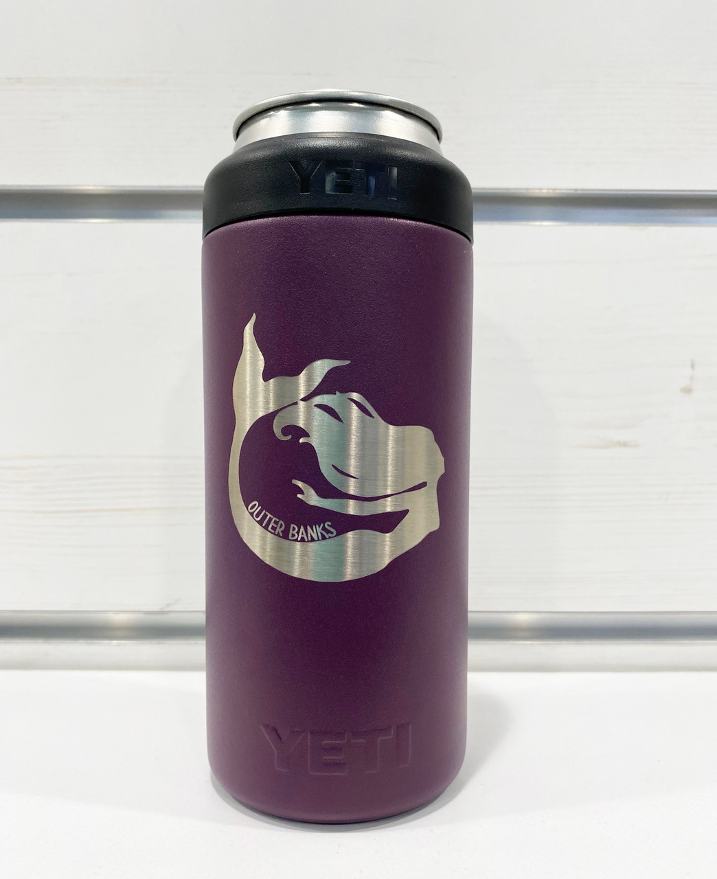 REAL YETI 36 oz. Laser Engraved Nordic Blue Yeti Rambler Bottle with Chug  Cap Personalized Vacuum Insulated YETI