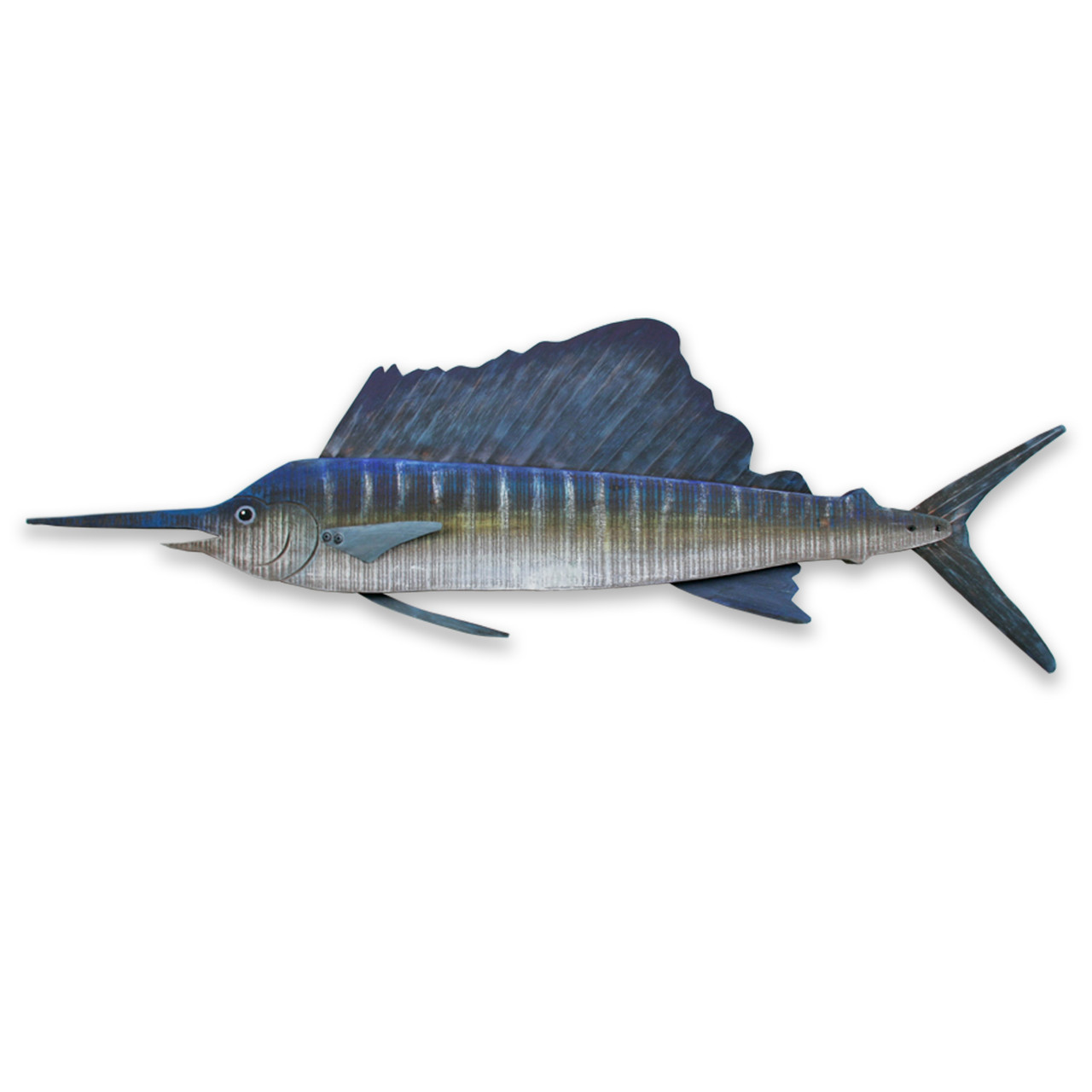 Wooden Sailfish Wall Art