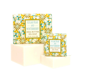 Sugar Pear & Winterberry Botanic Shea Butter Spa Soap Sugar Pear & Winterberry Botanic Shea Butter Spa Soap