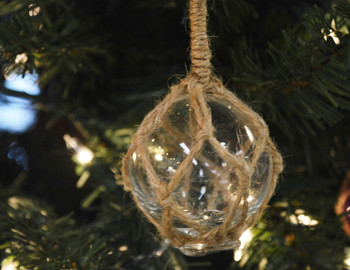 Clear glass buoy float