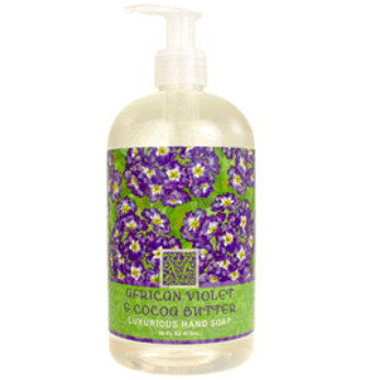 African Violet & Cocoa Butter Luxurious Liquid Hand Soap African Violet & Cocoa Butter Luxurious Liquid Hand Soap