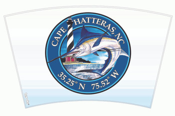 Cape Hatteras lighthouse blue marlin hatteras island tervis