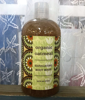 organic oatmeal exfoliating body wash scrub greenwich bay trading company