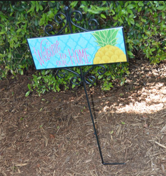 signature garden sign pineapple welcome to our home signature garden sign pineapple welcome to our home
