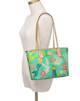 spartina medium tote golden mermaid medium tote purse